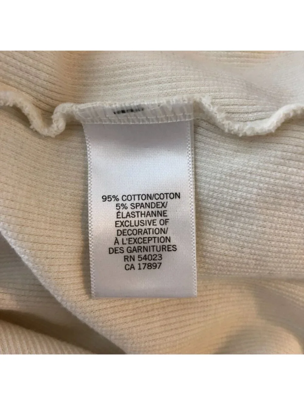 Banana Republic Womens Lace Trim Cami Top Ribbed Ivory M